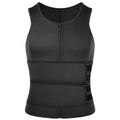 Men'S Compression Sweat Sauna Vest New Slimming Suit for Students Waist Belts Body Shaper Tank Top for Workout Fitness Gym