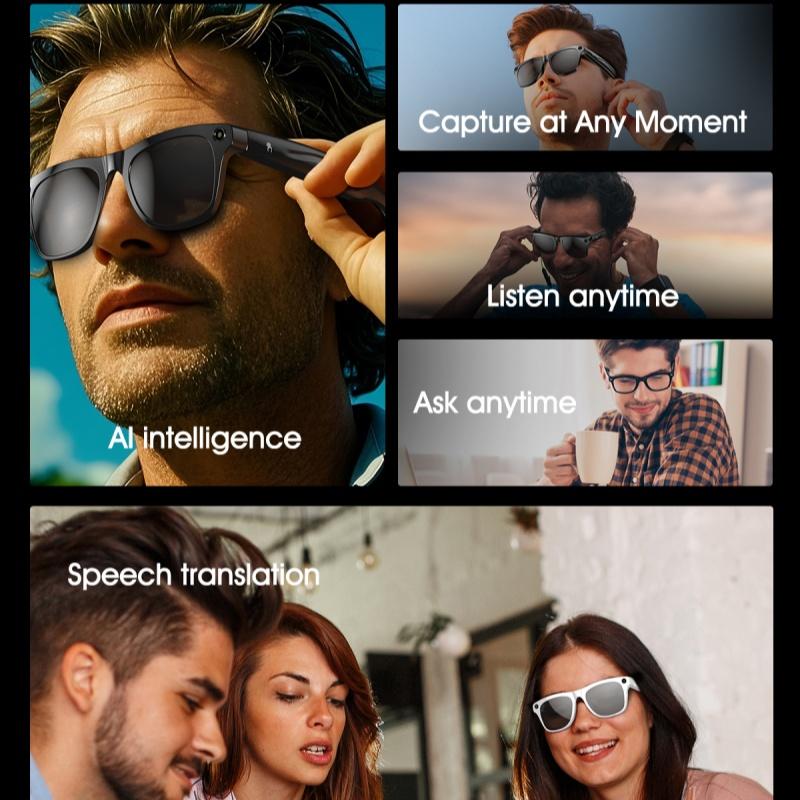 Experience the Future with HYUNDAI XK ONE Pro: Smart Camera Glasses with High-Definition Video, Surround Sound, and Blue Light Protection!